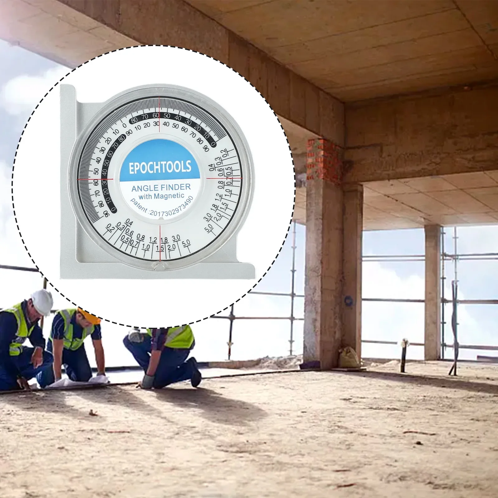 Inclination level magnetic angle positioner locator measuring inclinometer gauge portable slope level meter finder protractor
