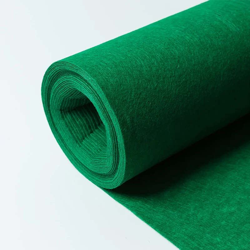 Wedding carpet Green holiday celebration wedding carpet 1 piece non-woven fabric