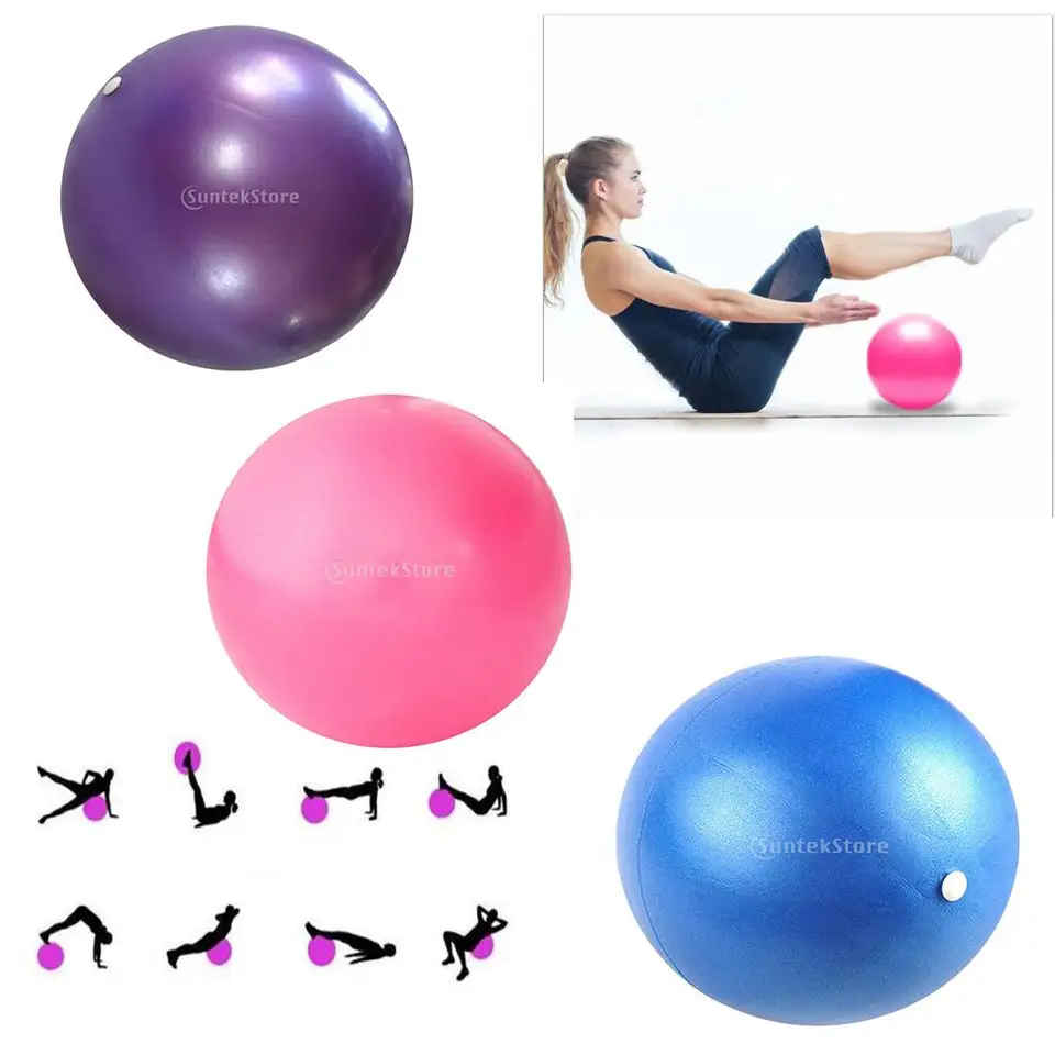 Pvc ヨガピラティスボール 25 センチメートルソフトボールため