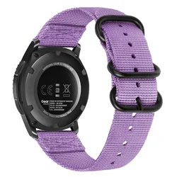 Premium 22mm Nylon Strap - Comfortable and Durable Wristband - Suunto Vertical 2 1 (Purple)
