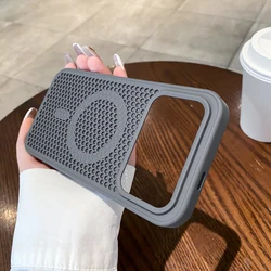 Magnetic Honeycomb Cooling Cover with Heat Dissipation for Poco F8 ultra (Grey)