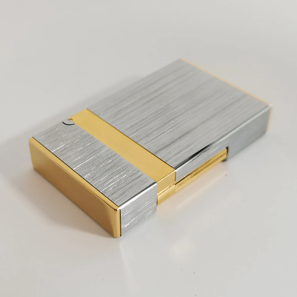 D Brand Lighters Double Flame Brushed Good Sound Soft Flame Cigarette Smoking Tobacco Accessory To Smoker Dupont Limited Edtion 6