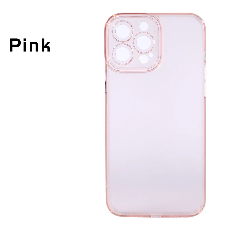 Shockproof Frosted Case For iPhone 13/Pro/Pro Max Luxury Transparent Silicone Bumper Clear Hard Anti-fingerprint PC Cover iphone 11 phone case