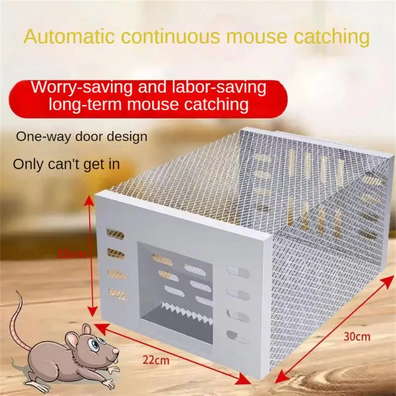 20PCS Safety Bait Trap Case Catching Rodent Rat-Mouse-Snare Cage Rat Box