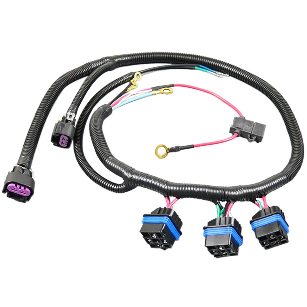 7L5533A226T Electric Fan Wiring Harness Fit for 1999 2006 Pickup Trucks ECU Control Cooling Fan