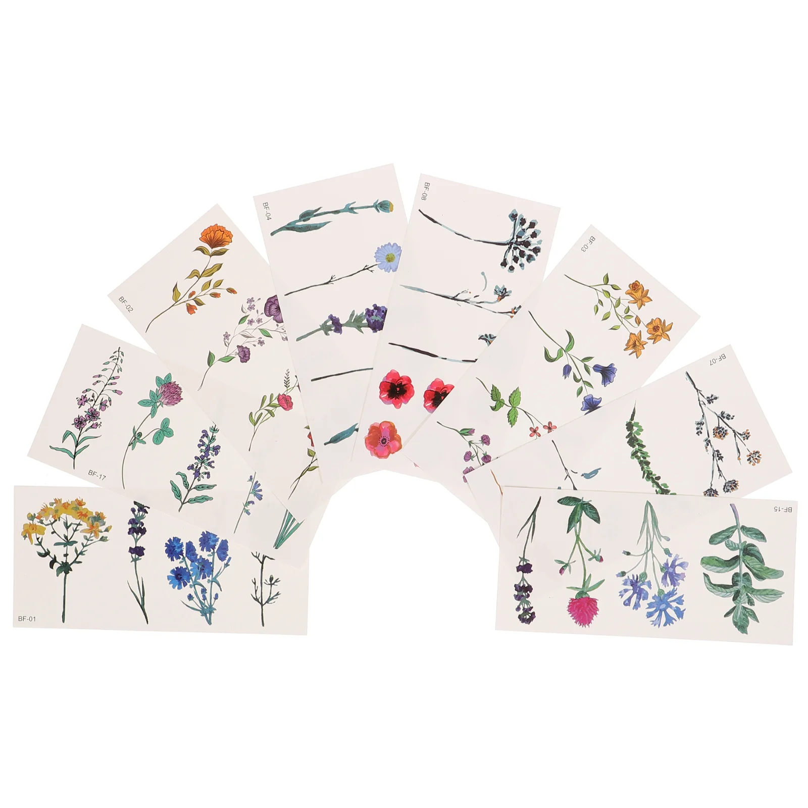 

Temporary Tattoos Sticker for Decor Flower Stickers Floral Decorative Arm Plant