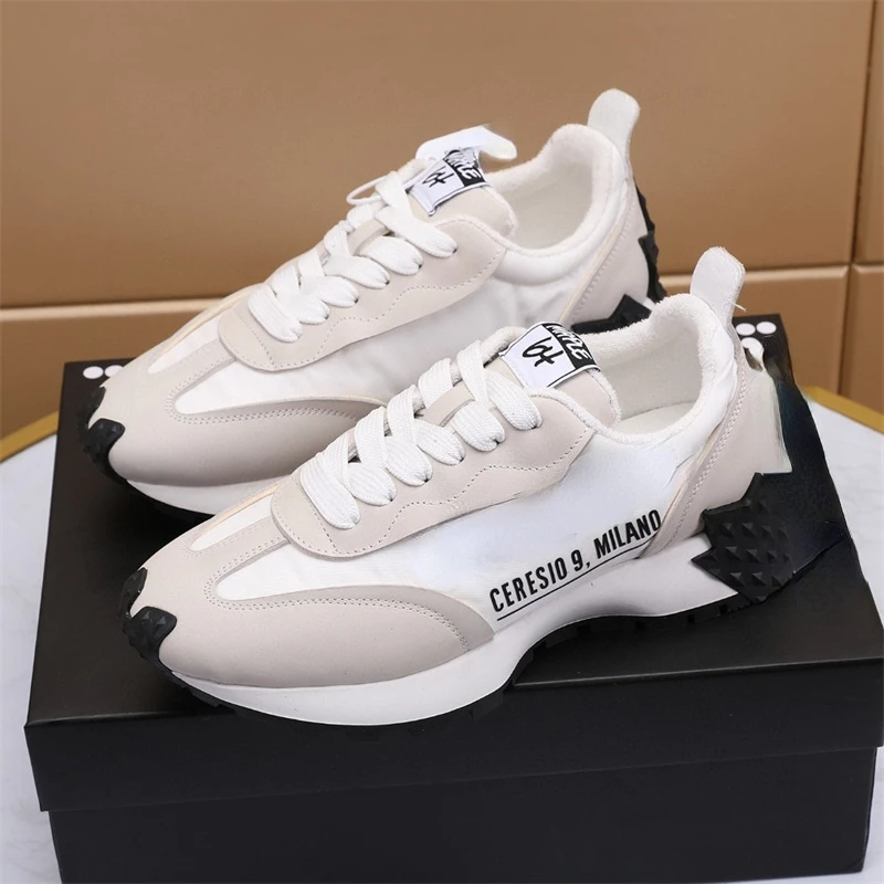 

2023 New Arrival Men Sneakers Luxury Brand ICON Designer Men Fashion Casual Genuine Leather Milano Letter Printed Shoes 46 size