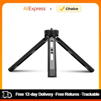 Mini treppiede in metallo treppiede da tavolo in lega di alluminio con vite da 1/4 pollici per proiettore videocamera DSLR ILDC