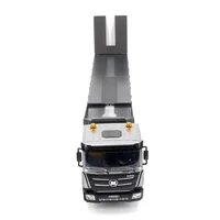 Huina 1318 New Gray And White Nine-channel Remote Control Flat Trailer 1:24 Simulation Engineering Car Children's Toy Gift 2