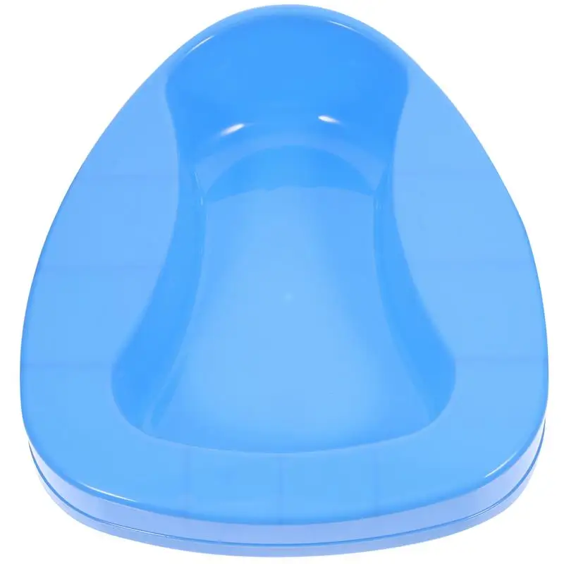 Thicken Bed Pan Bedridden Paralyzed Elderly Care Bedpan Plastic Toilet Bowl Drop Shipping (Blue, Random Color) 4