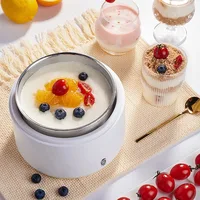 1L Electric Yogurt Maker Automatic Constant Temperature Yogurt Machine DIY Yogurt Rice Wine Natto Stainless Steel Liner 220V 2