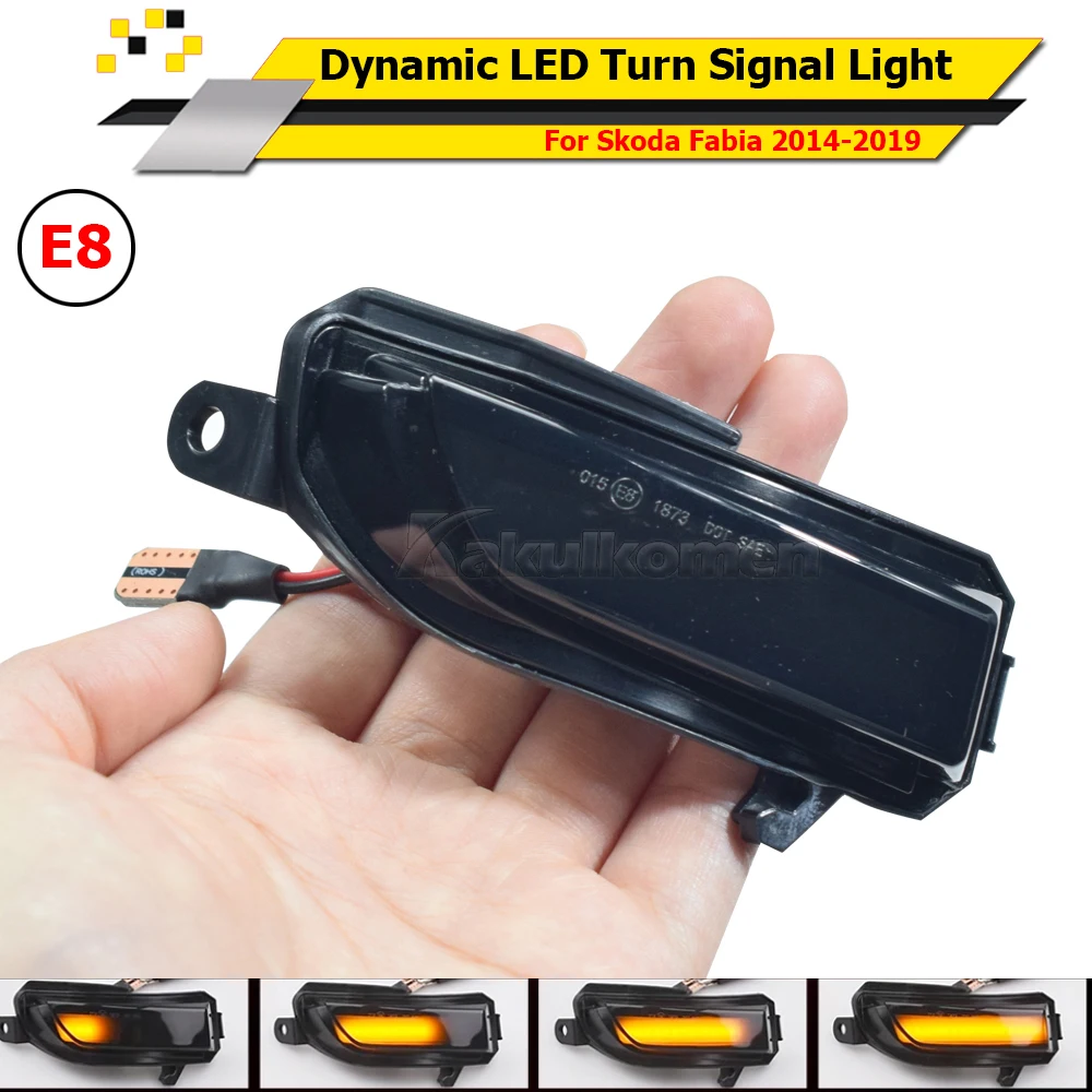 Skoda Fabia �� ���̵� �� �̷� ǥ�ñ� ���� ���� ���õ� LED ����Ʈ 2014 2015 2016 2017 2018 2019 Rapid 2017-2020