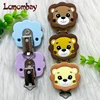 3/10pcs Lion Silicone  Pacifier Clips For DIY Baby Teething Necklace Dummy Holder Baby Teether 4