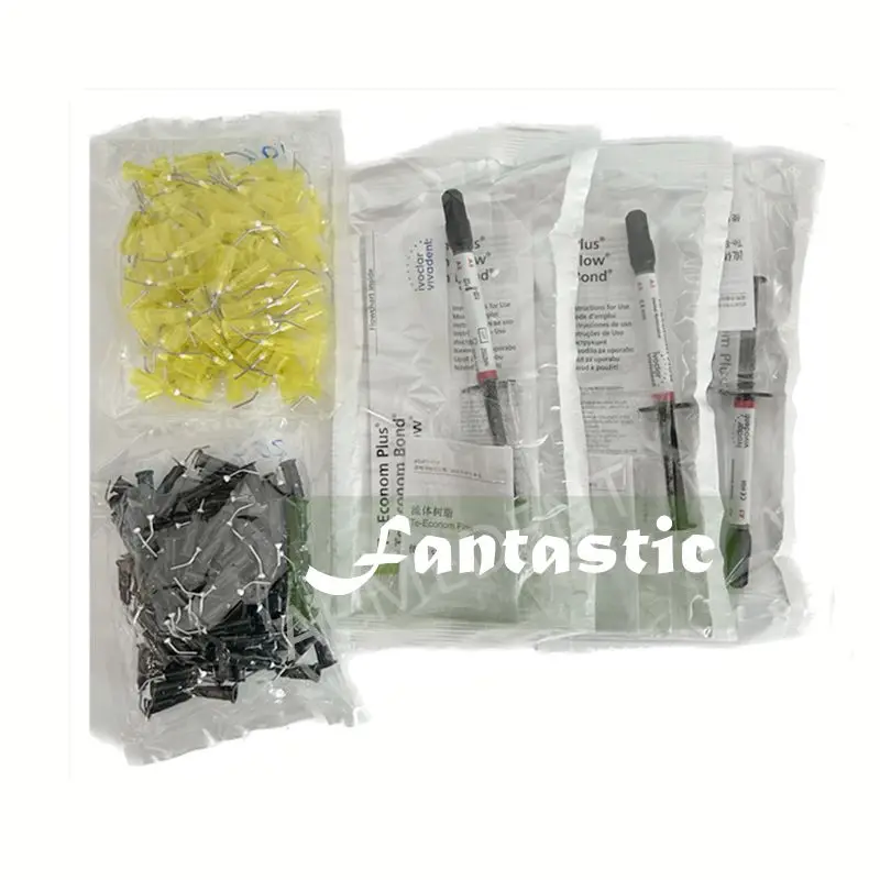 

Dental Flowable Tip Composite Light Cure Resin Te-econom Flow Refill Resin A3 Pre-bent 20g Irrigation Conveyor Tips