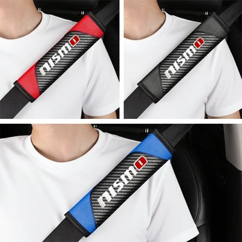 Nuova Copertura per Cintura di Sicurezza Auto, Protezione per Spalle, Accessori Auto per Nismo Nissan Juke Tiida Teana GTR 350Z 370Z 240SX Fairlady