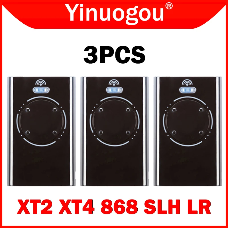 3PCS XT2 XT4 868 SLH LR TML2 TML4 DL2 DL4 T2 T4 게이트 원격 제어 차고 문 오프너 휴대용 송신기 868MHz 롤링 코드