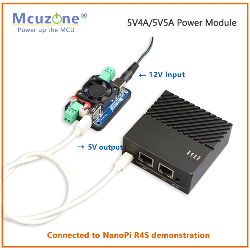 5V4A/5V5A power module  support Jetson Nano / NanoPi / Raspberry Pi