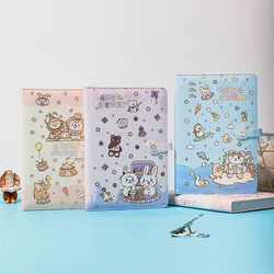 Carnet de notes personnalisé avec des animaux, mignon Panda éléphant, bloc notes à boucle magnétique, Page colorée, Agenda, carnet de croquis, Agenda pour étudiants 