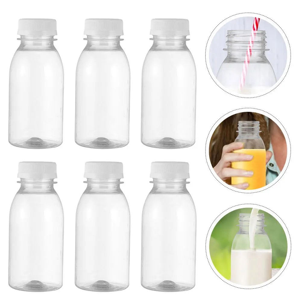 Plastic Water Bottle 6pcs 100ml Milk Juice Bottles plastic water bottle,water bottle