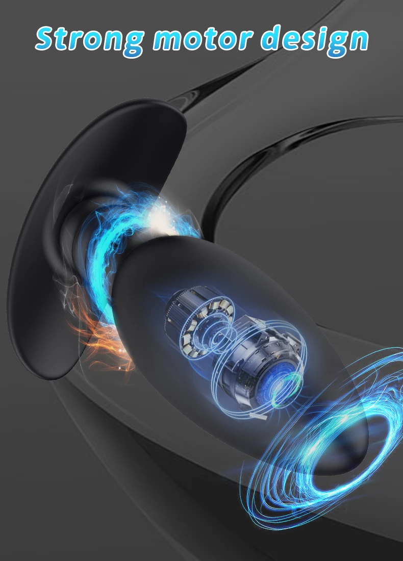 Vibrating Anal Plug With Wireless Remote Control For Prostate_voghion.com