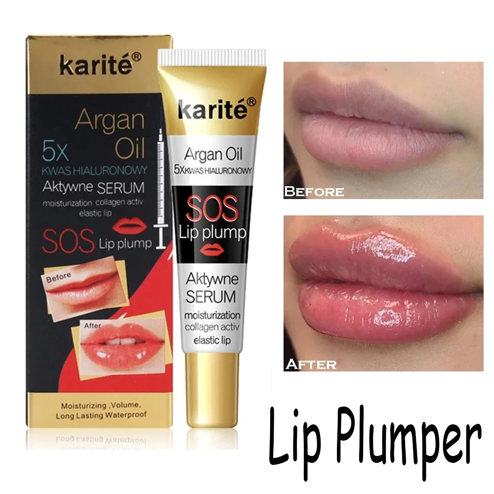 Lip Plumper Instant Volumising Lip Plumper Serum Moisturizing Lips Repairing Mask Reduce Lip Fine Lines Collagen Plumper Oil Gloss Care