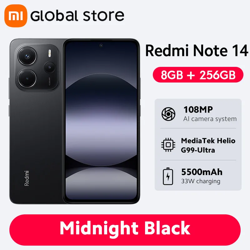 新しいグローバルバージョン Xiaomi Redmi Note 14
