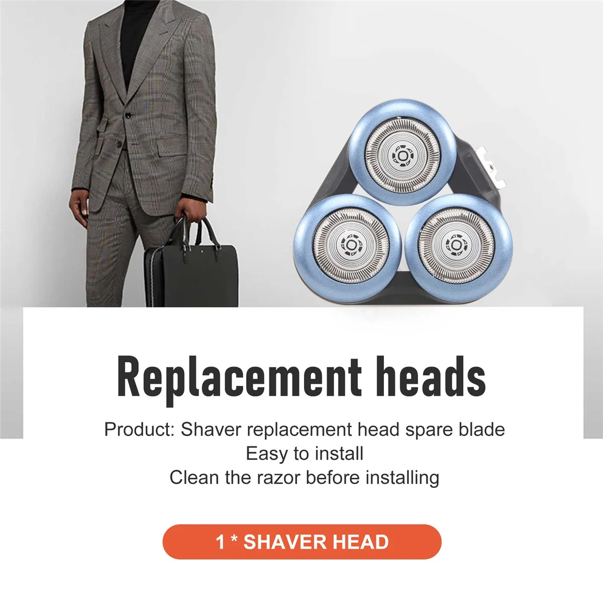 Replacement Shaver Head for Philips S6000 S6011 S6015 S6500 S6550 S6580 S6670 S6688 Razor Blade