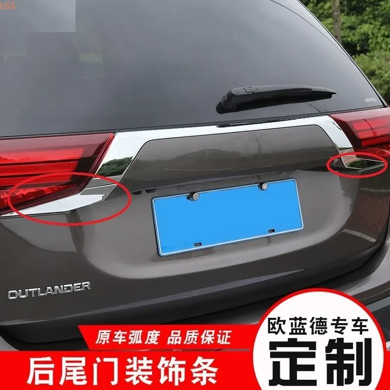 

Для Mitsubishi Outlander 2016-2019 Высокое качество ABS хромированная отделка багажника двери отделка автомобиля Стайлинг
