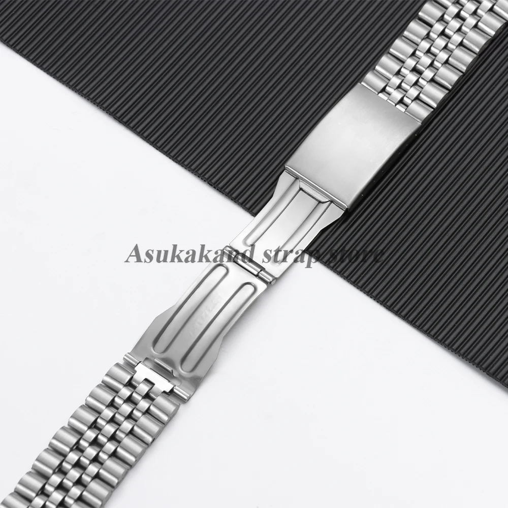 Elegant Stainless Steel Watch Strap - Universal Sports Bracelet