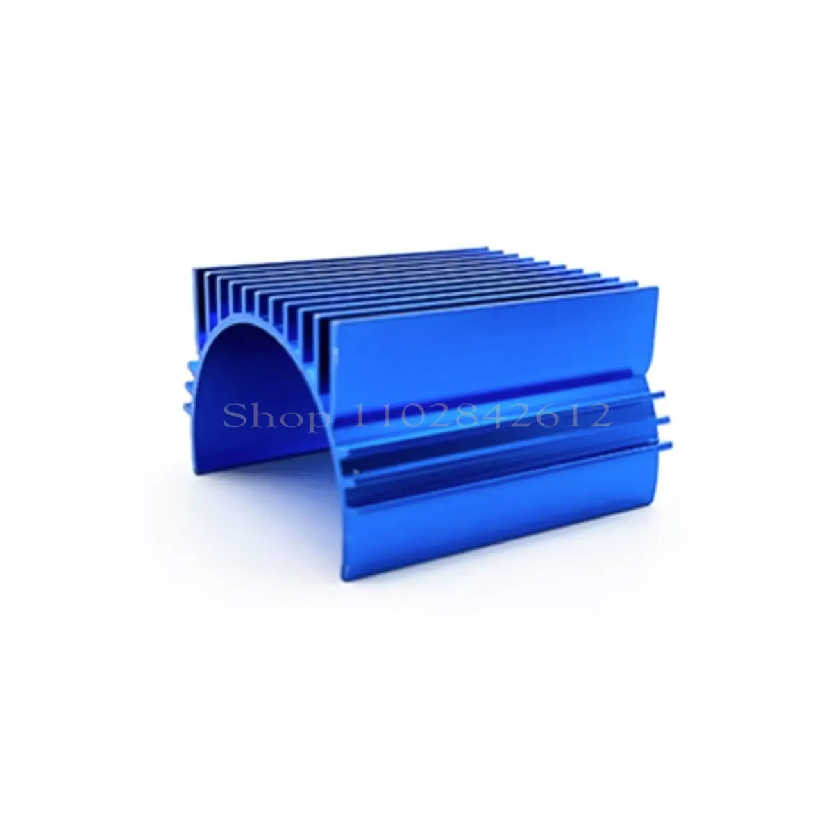 Dissipateur thermique moteur RC en aluminium CNC installé sur un moteur brushless 4274, avec vis de fixation