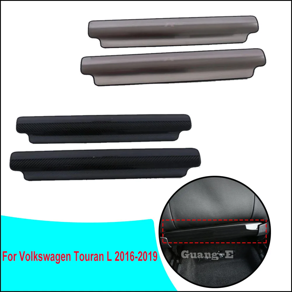 

Car Body Sticker Seat Rear Back Protective Anti Kick Board Trim Frame Hoods For VW Volkswagen Touran L 2016 2017 2018 2019 2020