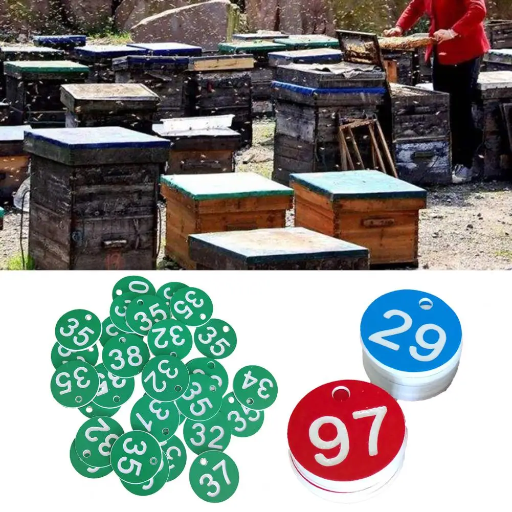 Beehive Tag Great Practical Handy Livestock Tag Marker Portable Beehive Mark Identified Pubs Table Sign Mark for Garden