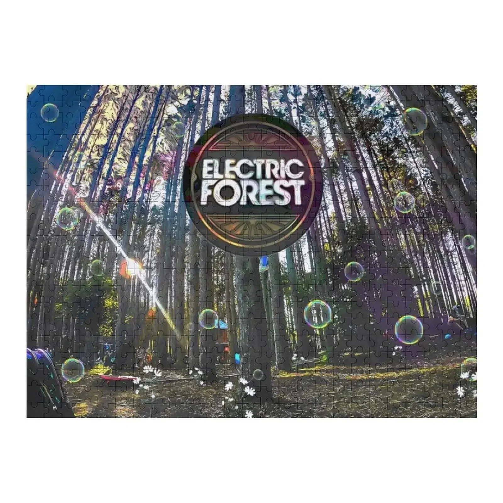 

Electric Forest Jigsaw Puzzle Custom Photo Personalized Baby Object Customizeds For Kids Puzzle