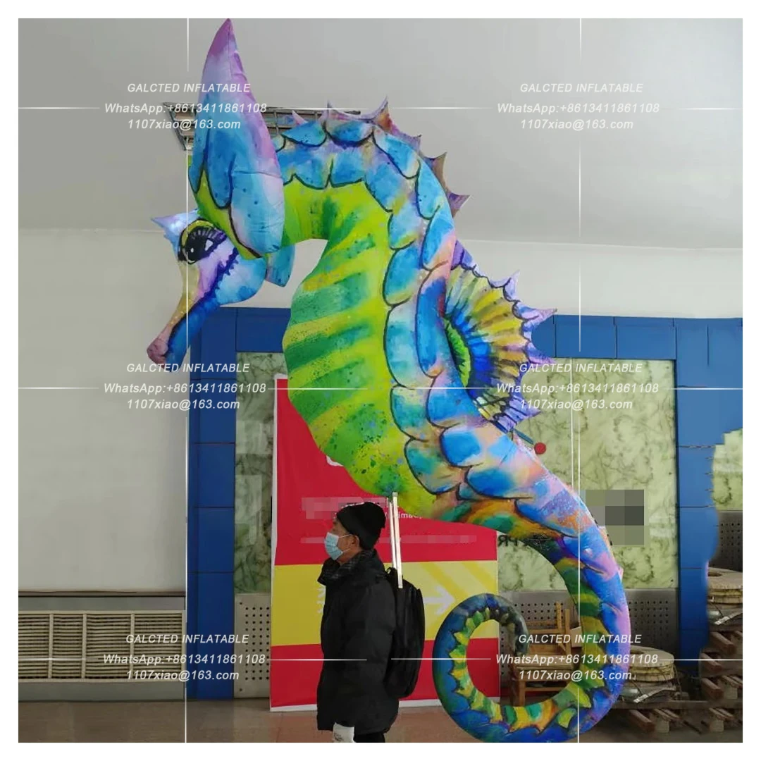 Values Parade Props Performance Prop Outdoor Giant Inflatable Ocean Animal Air Blow Fish ...