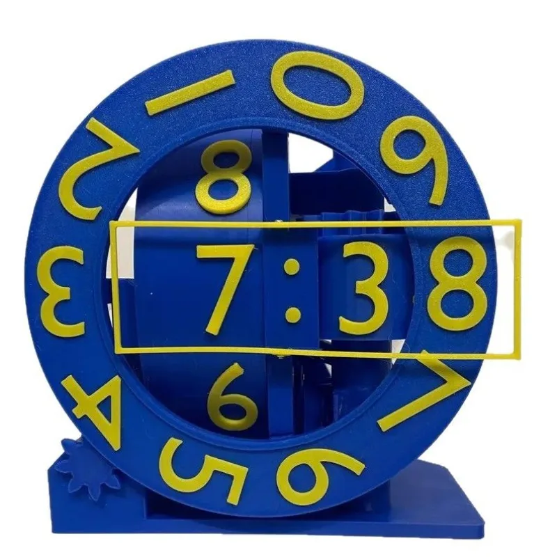 Home Modern Creativity Clock 3D Printed Living Room Bedroom Home Decoration Desktop Ornaments Gift Ideas Ornaments Table Clocks