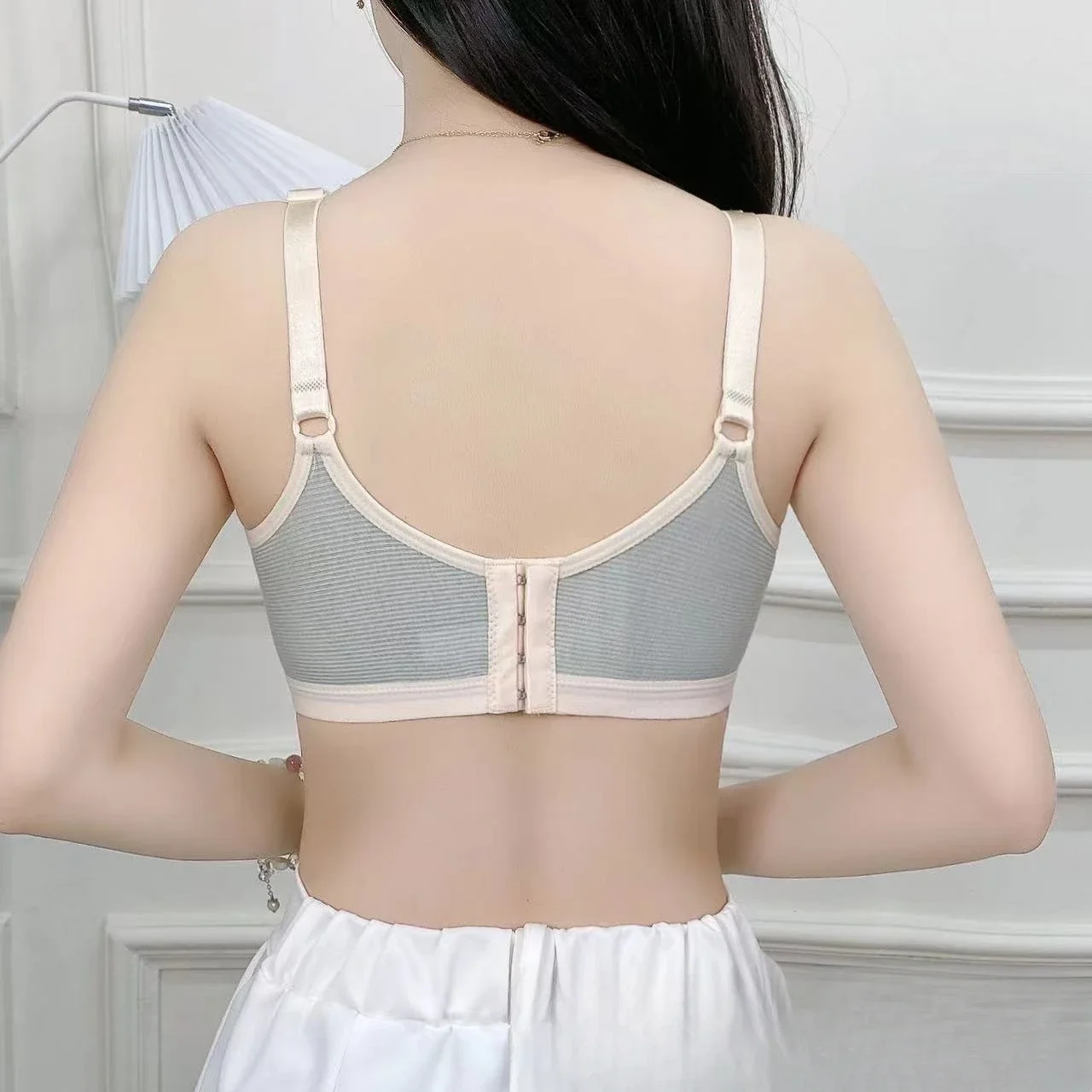 Maternity & Nursing Bra Set with Gathered Cups and Adjustable Straps for Maximum Support Bras for Women 3