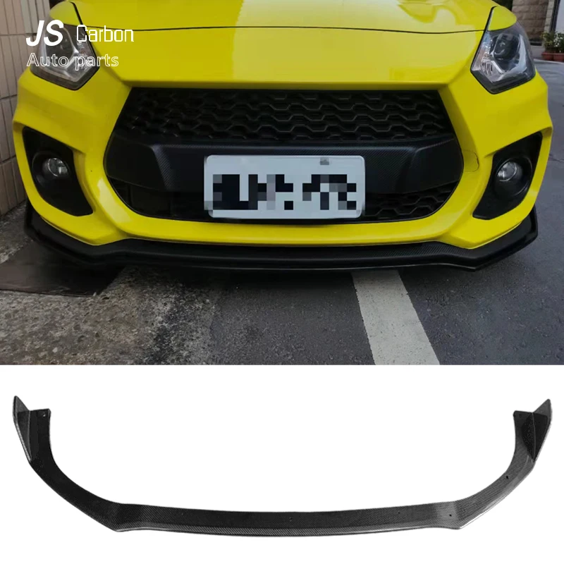 

Front bumper diffuser lip for 2017-2022 Suzuki Swift Sport ZC33S high quality carbon fiber trim spoiler separator body kit