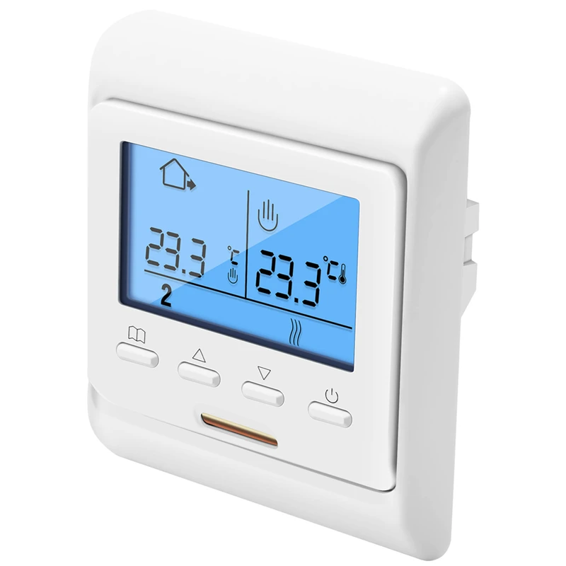 

16A 230V LCD Programmable Warm Floor Heating Room Thermostat Thermoregulator Temperature Controller Manual Mechanical