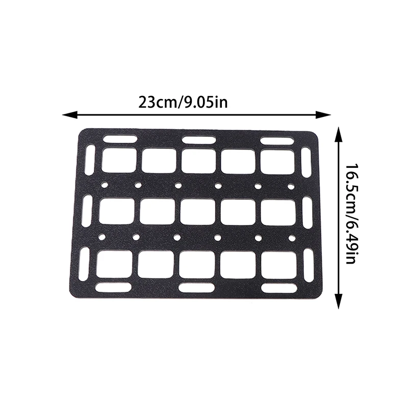 Motorcycle Molle Panel For Trunk Storage Metal Waterproof Tactical Universal Side Box Organizer Modular Storage