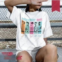 Backstreet Boys Millennium Tour Musique Vintage Tshirt Hommes Femmes Hipster Populaire Hauts Mode D'été Streetwear Unisexe T-shirts Cadeau 3