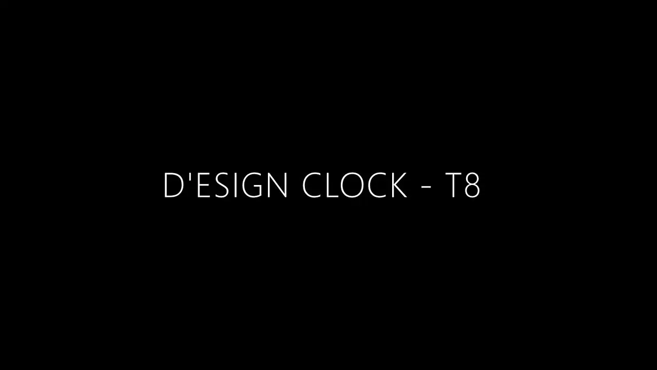 T8 циферблат с подсветкой цифровые часы 8 трубок