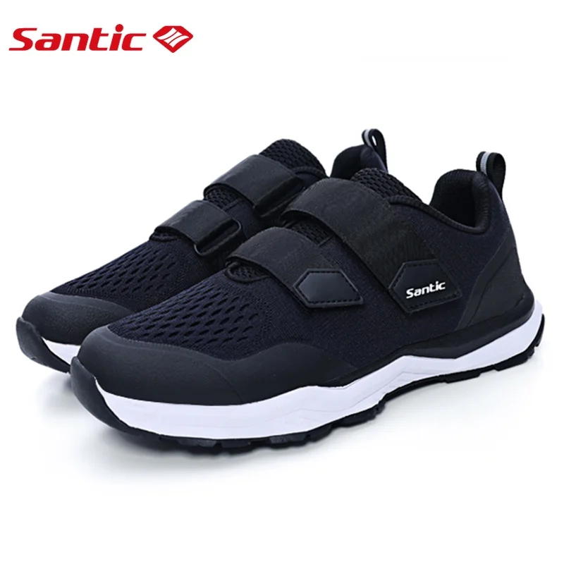 Santic Cycling Shoes MTB Bike Shoes Rubber Sole Breathable Fabric Cycling Sneakers Unisex Casual Shoes KMS20025
