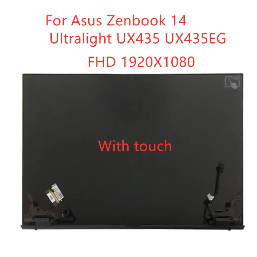 

Ультралегкий сенсорный ЖК-экран 14,0 дюйма с верхней частью для Asus Zenbook 14 UX435 UX435EG FHD 1920X1080