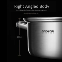 Pot à ragoût de cuisine en acier inoxydable 304, Certification LFGB, casserole de 28cm avec couvercle en verre trempé, marmite à frire antiadhésive 5