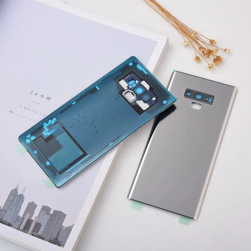 삼성 갤럭시 노트 9 N960 후면 배터리 커버 SM-N960F N960F/DS N960U 후면 후면 유리 케이스