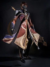  PRE-SALE Zhongli Cosplay Costume UWOWO Game Genshin Impact Cosplay Geo Archon Morax Zhong li Cosplay Outfit 