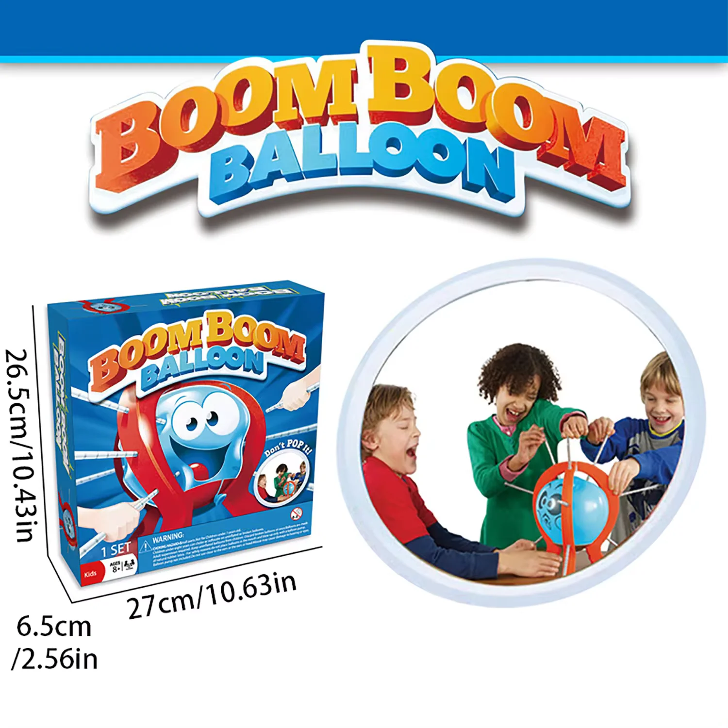 Explosion balloon popping balloon popping balloon new unique prank board game toys party interactive game 2