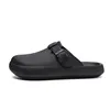 Crestar Summer Women Clogs Slippers Fashion Thick Bottom Mules Sandals Men Waterproof Garden Shoes Adult Adjustable Buckle Shoes 1