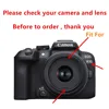 UV FLD CPL Filter Lens Hood Cap Cleaning Pen For Canon EOS R100 R50 R10 RF-S 18-45mm / M6 M50 II M5 M10 M100 M200 15-45mm Lens 2