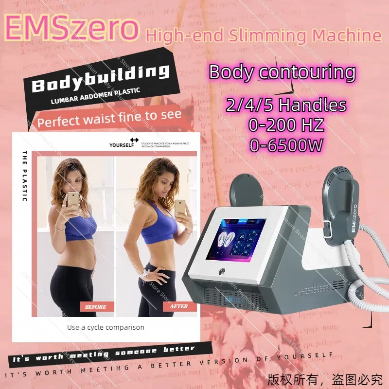 EMSzero 6500W Machine 2024 EMS Body Slimming Sculpting Fat Burning Nova Weight Lose Electromagnetic Muscle